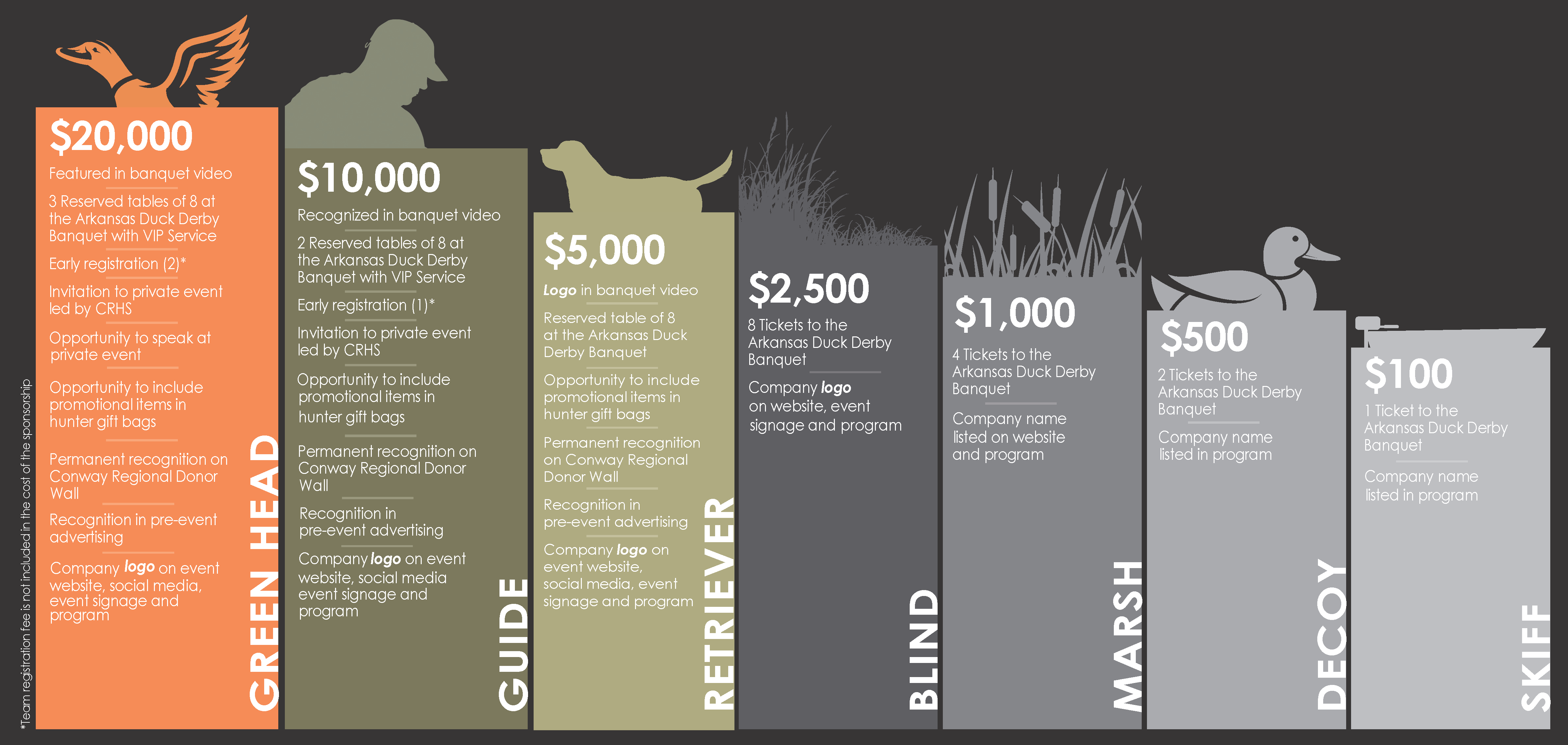 Sponsorship Levels for Web